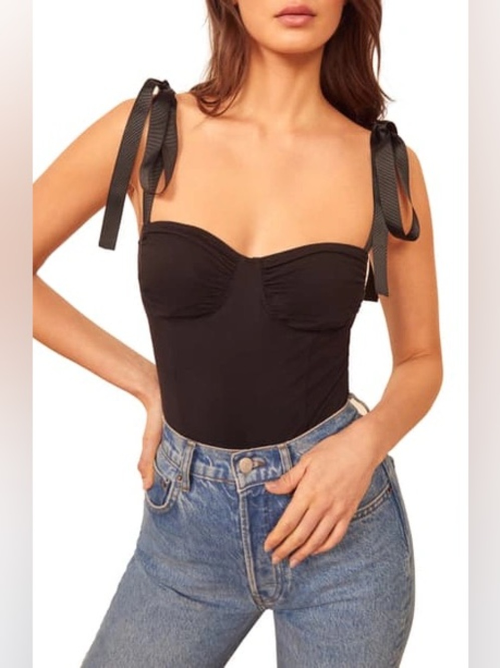 Reformation Marsala Bodysuit